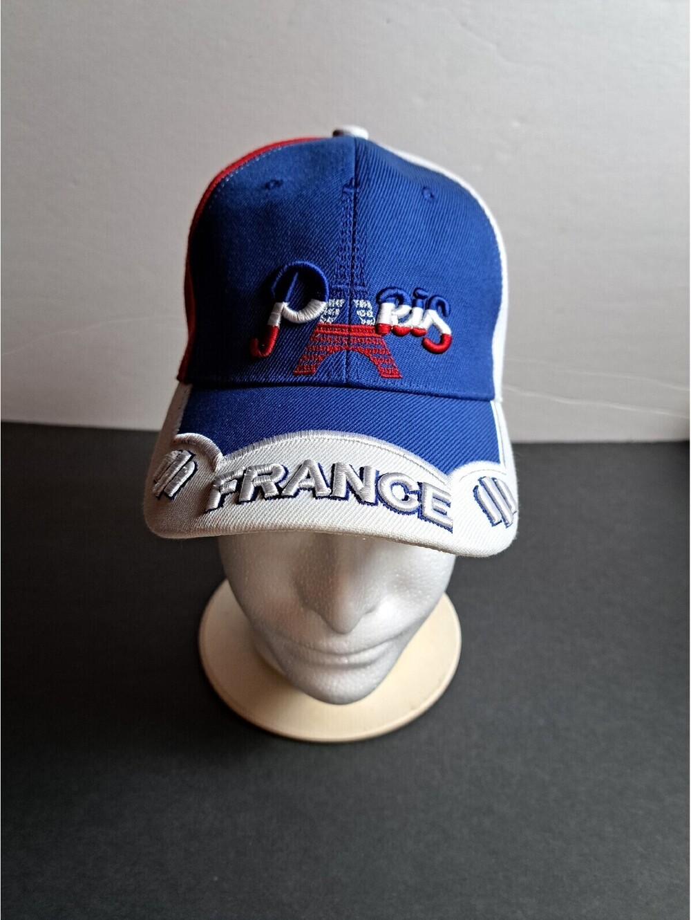 PARIS embossed embroidery Baseball Ball Cap ADJUSTABLE  Adult Eiffel Tower
